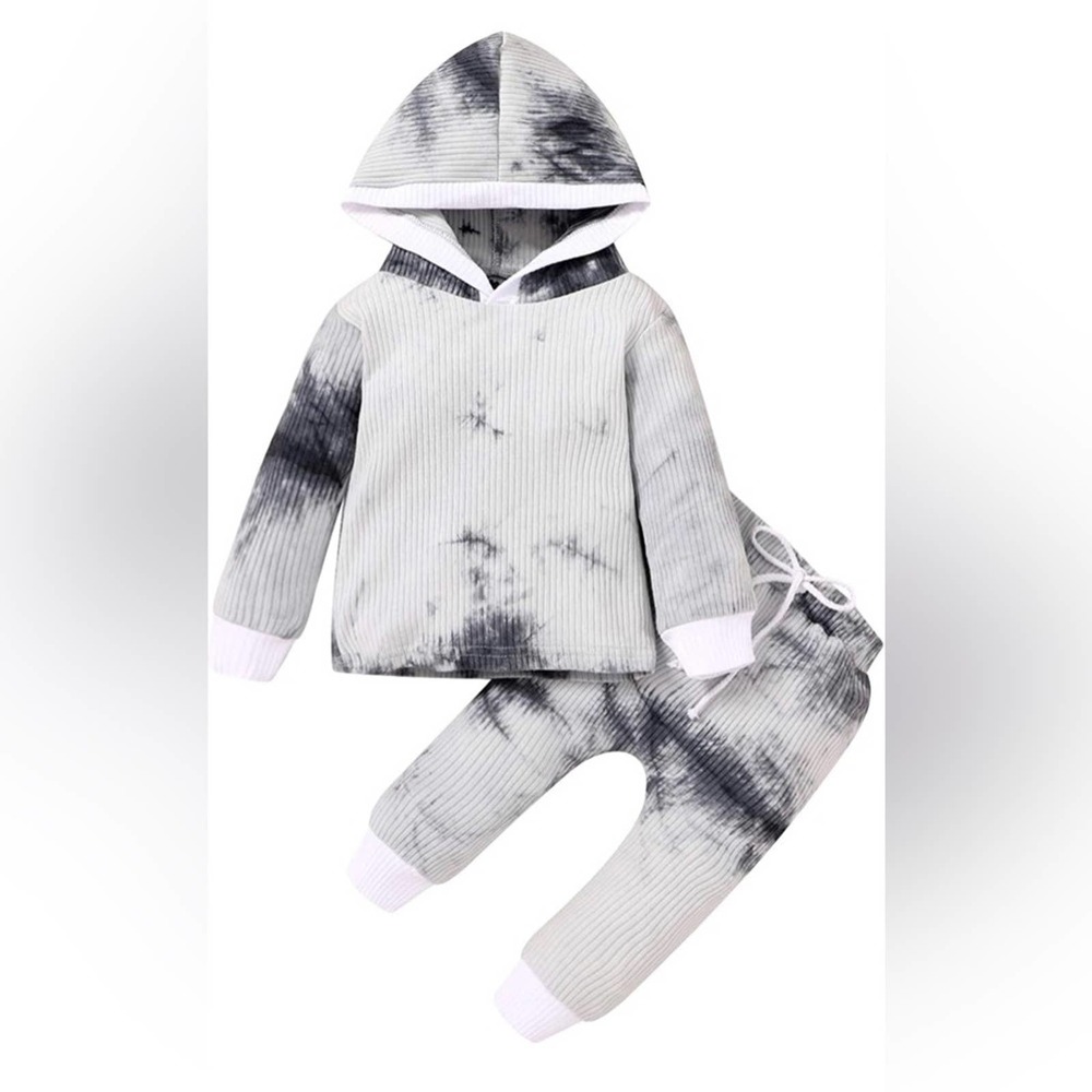 Baby Boy Navy Tie-dye 2Piece Set